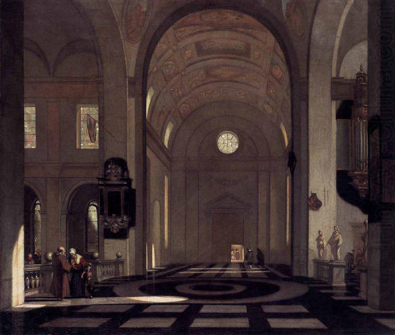 Emmanuel de Witte Interior of a Baroque Church china oil painting image